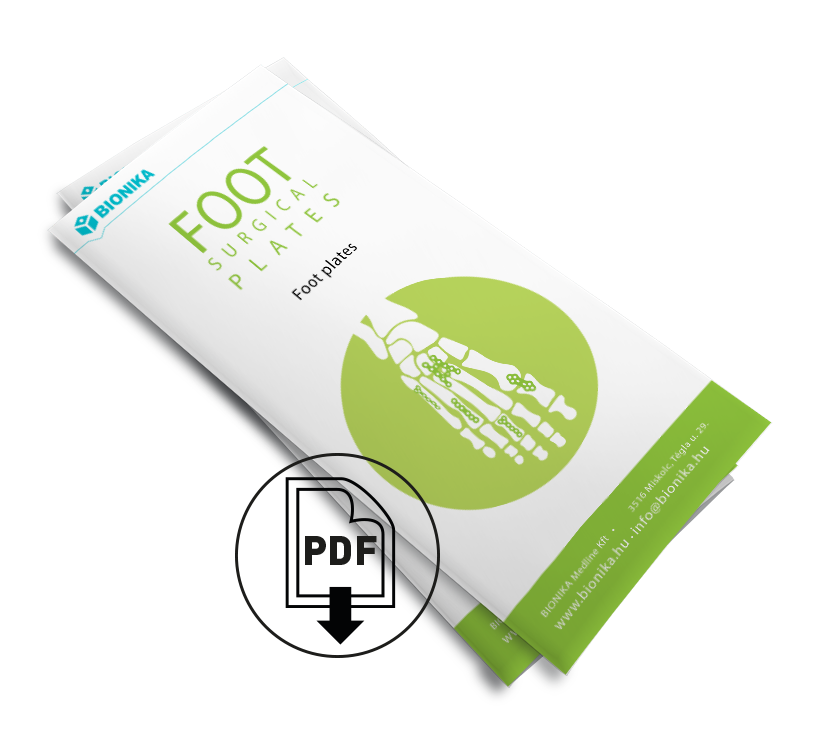 Hand and leg surgical plates trifold