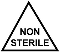 Nem steril termék a csomagolásban