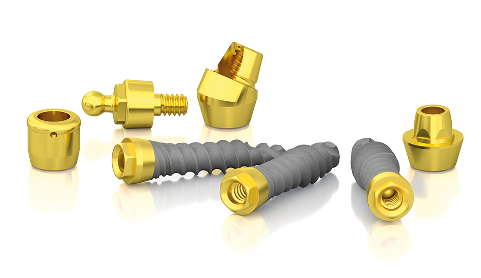 Hybrid mini Implant System is a two-piece , outer hexed mini implant.